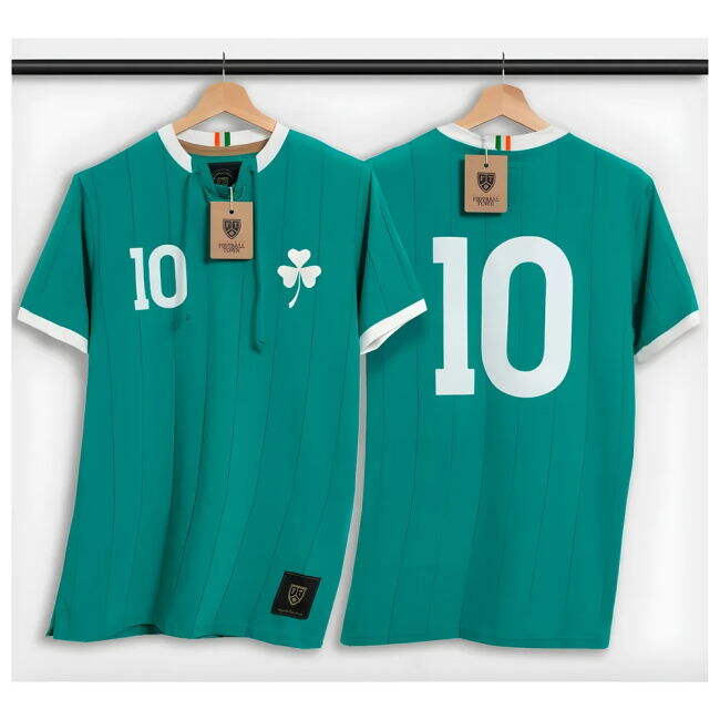 Ireland Retro Shirt Keane with Laces The Green Army