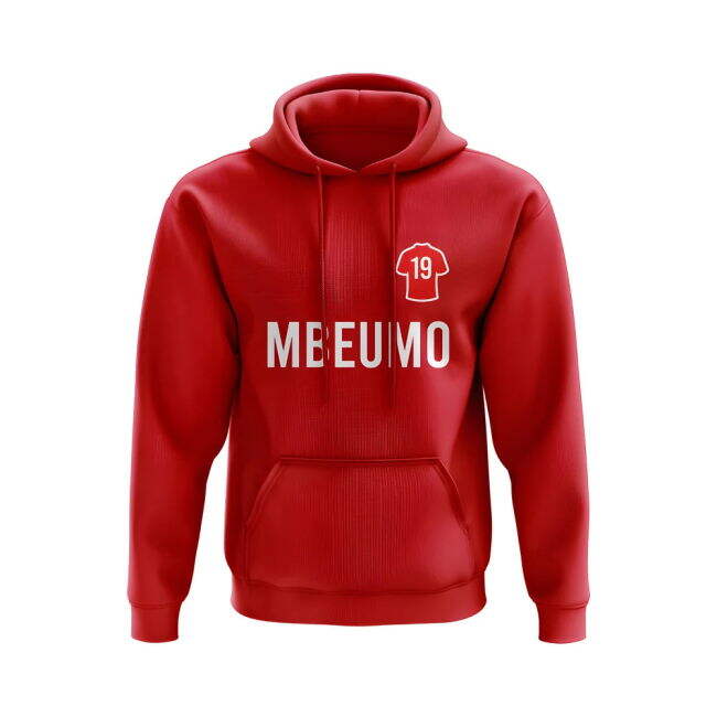 Affordable Bryan Mbeumo Man United Number Hoody (Red) 2025-2026 Season