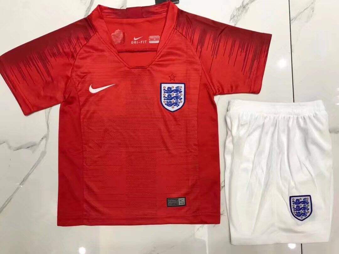 Kids England Away 2018 World Cup Soccer KitShirtShorts - World Cup