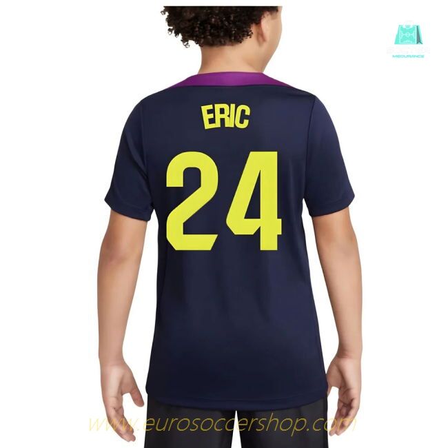 2025-2026 Barcelona Strike Training Shirt (Purple) - Kids (Eric 24)