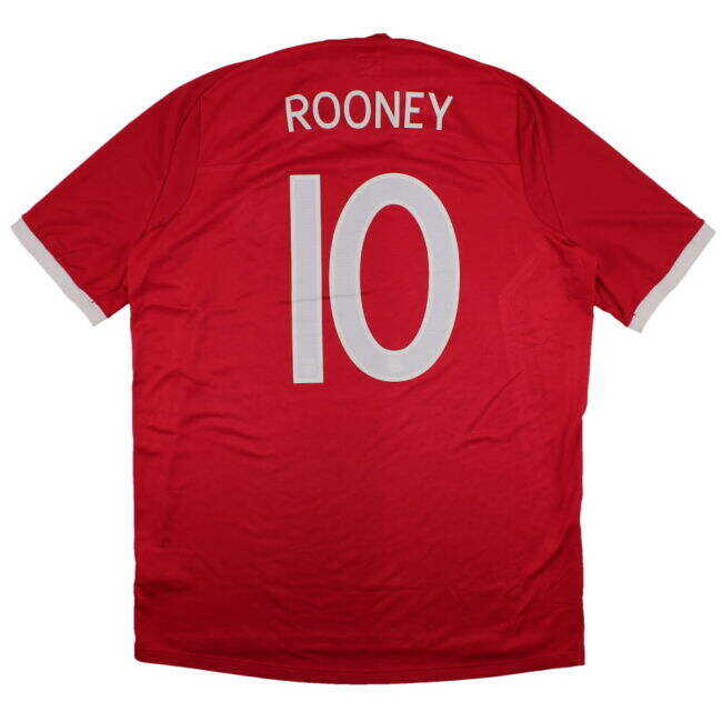 Exquisite England 2010-11 Away Shirt (L) Rooney #10 (Very Good) Cute