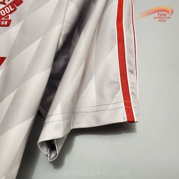 Liverpool 89-91 Away Grey Football Kit