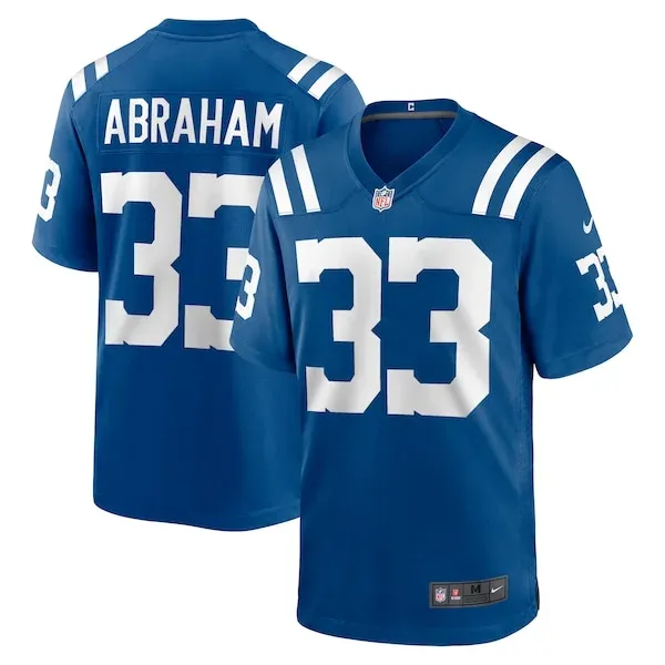 None Micah Abraham Game Jersey - Royal | NFL Player Jersey | NFL Footb