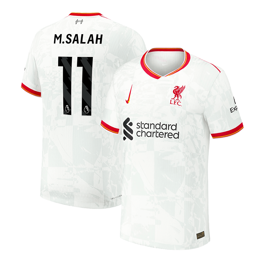Player Version M.SALAH #11 Liverpool Third Away Soccer Jersey 2024/25A