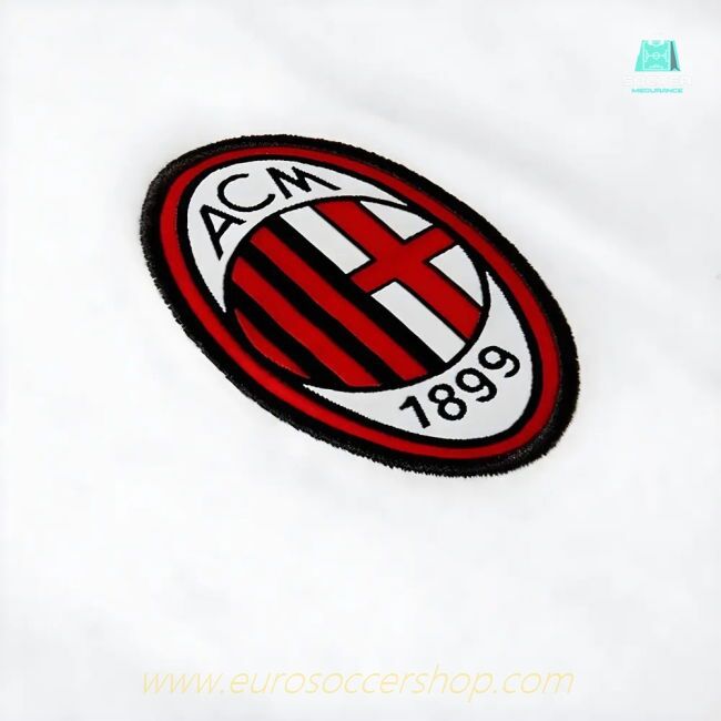 2017-2018 AC Milan Adidas Training Tee (White) - Kids