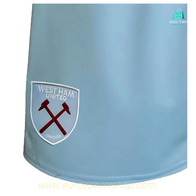 2024-2025 West Ham Home Change Shorts (Sky Blue) - Kids