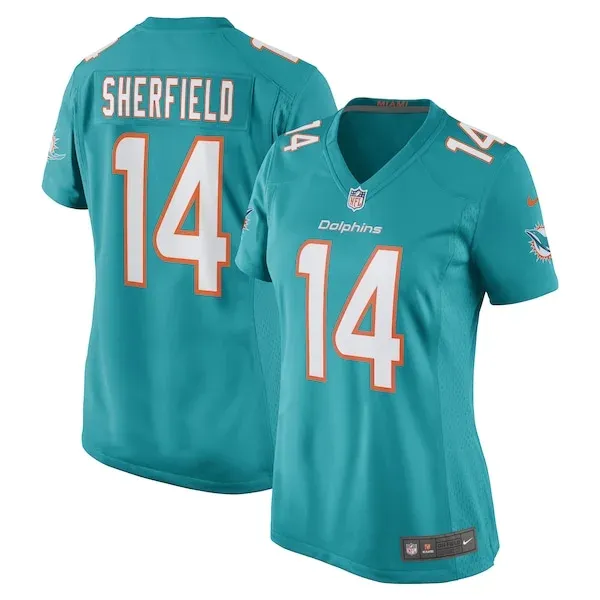 None Trent Sherfield Game Jersey - Aqua | NFL Player Jersey | NFL Foot