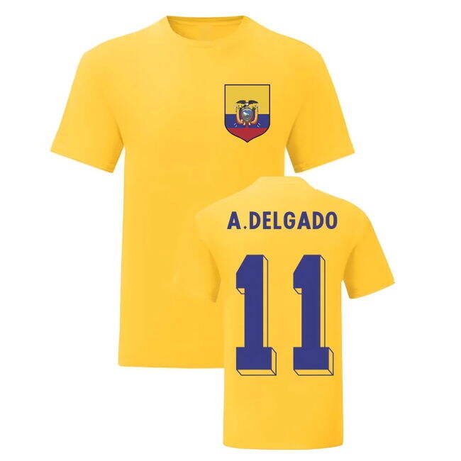 High Agustin Delgado Ecuador National Hero Tee (Yellow)