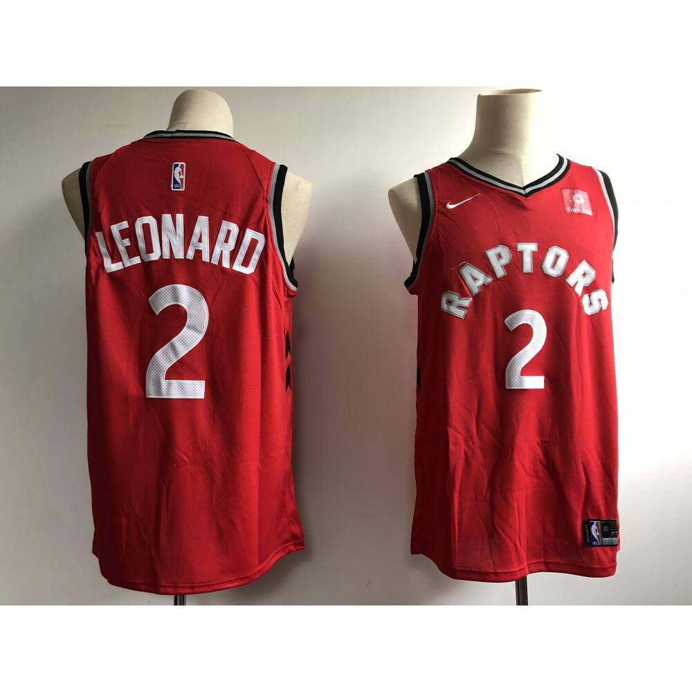 Raptors #2 Kawhi Leonard Red Swingman Stitched Jersey