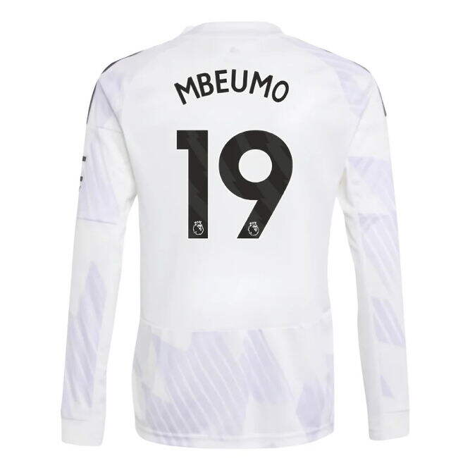 2025-2026 Man Utd Long Sleeve Away Shirt (Kids) (Mbeumo 19) (Fan Fa...