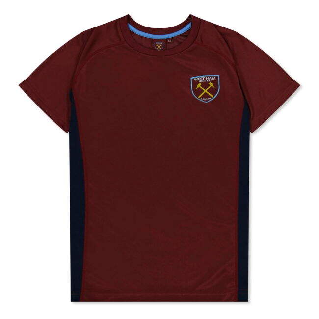 West Ham United Poly T-Shirt (Claret/Blue) - Kids