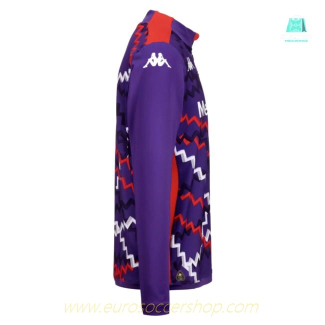 2024-2025 Fiorentina Training Sweat 1/4 Zip (Purple)