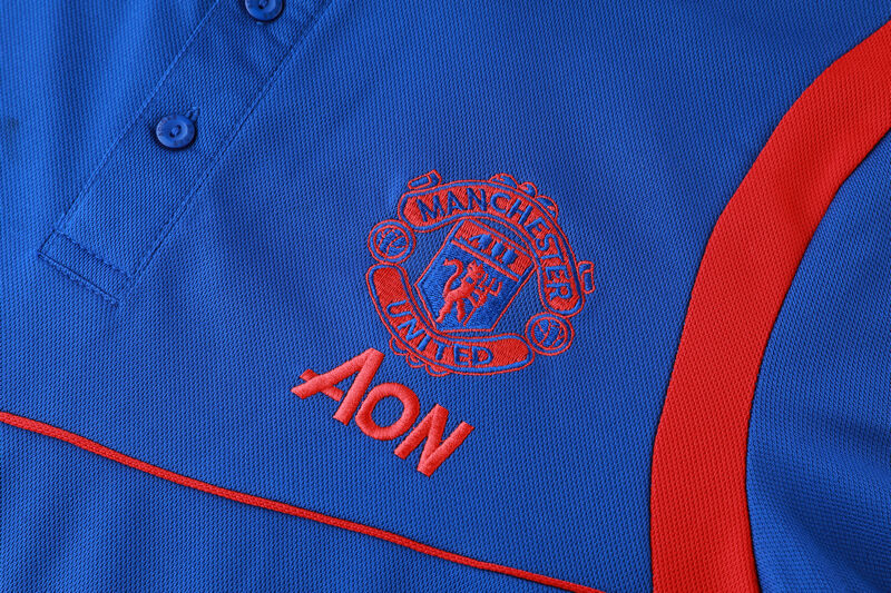 Manchester United 19-20 Blue Polo Shirt Kit - Official Replica 22017