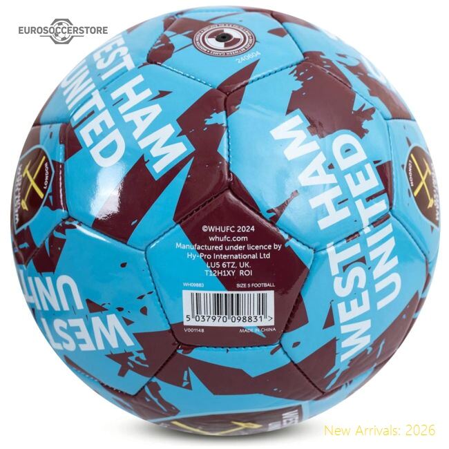 Authentic West Ham United Fc Graffiti Football - Premium Quality Baby