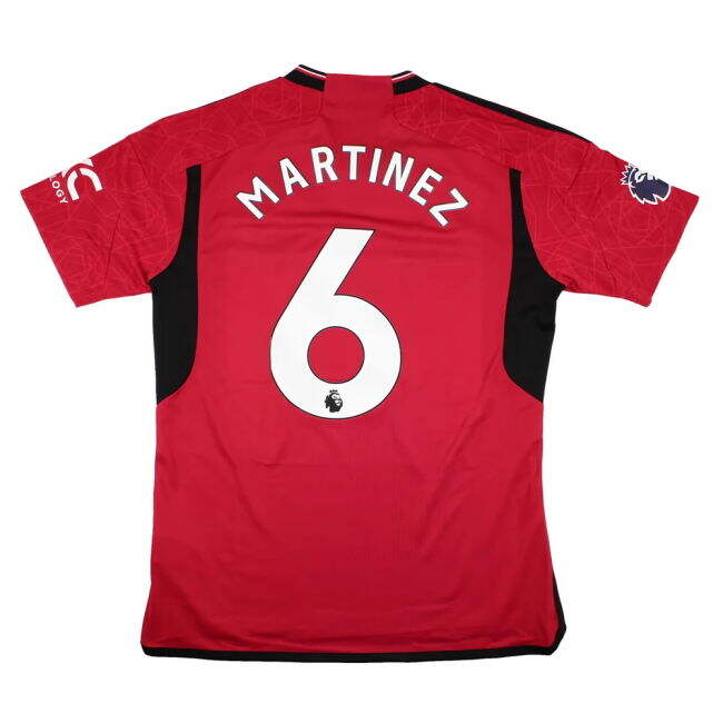 Home Shirt for Man Utd Martinez #6 2023-2024