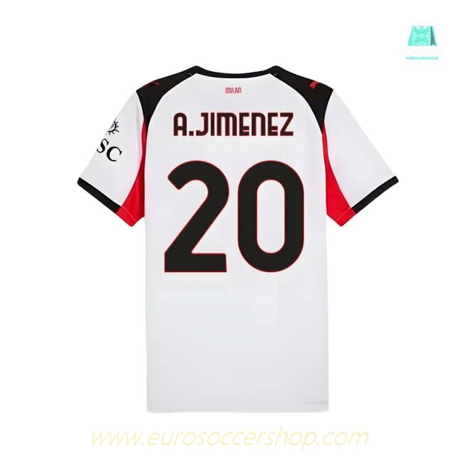 2025-2026 AC Milan Away Shirt (A.Jimenez 20)
