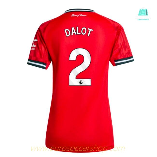 2025-2026 Man Utd Home Shirt (Womens) (Dalot 2)