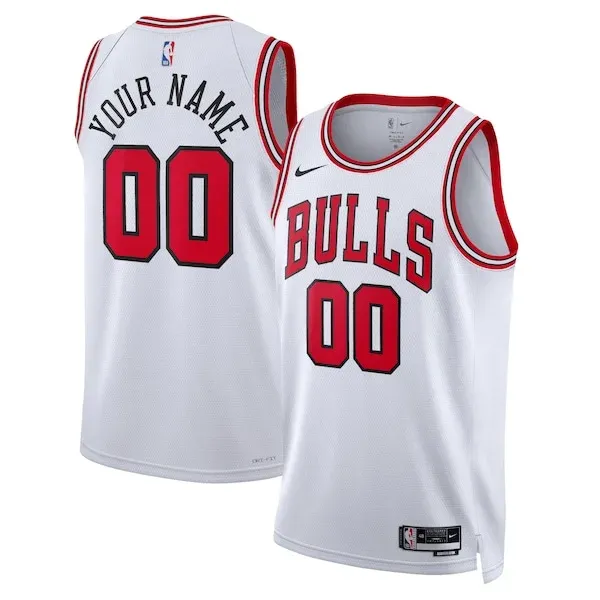 Chicago Bulls CHI Swingman Jersey - official authentic-jersey - White