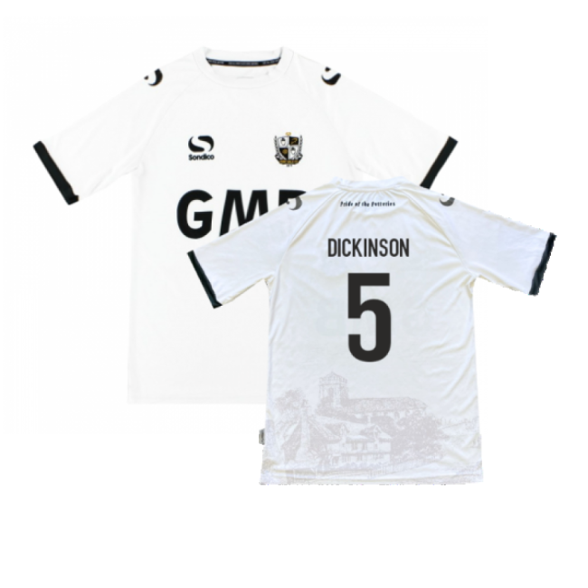 Adult Port Vale 2013-14 Home Shirt ((Very Good) S) (Dickinson 5)
