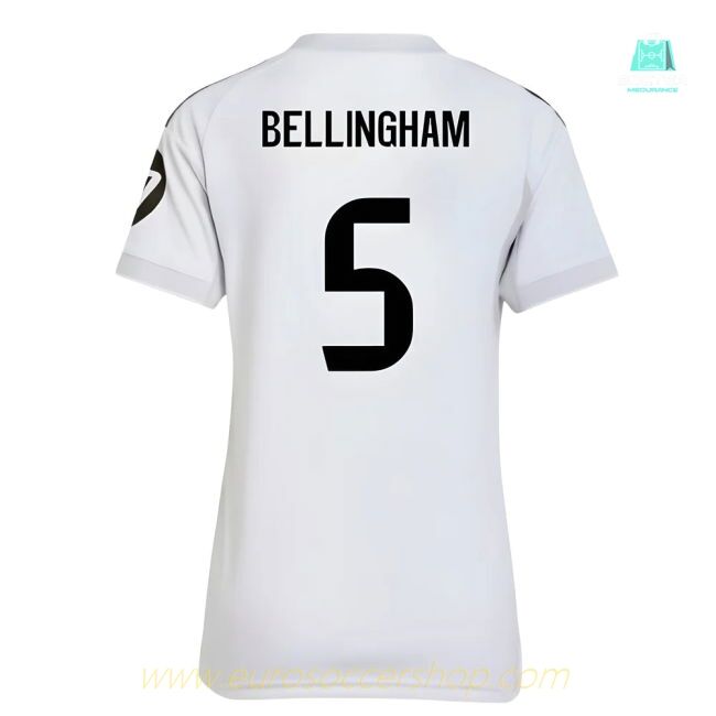2025-2026 Real Madrid Home Shirt (Womens) (Bellingham 5)