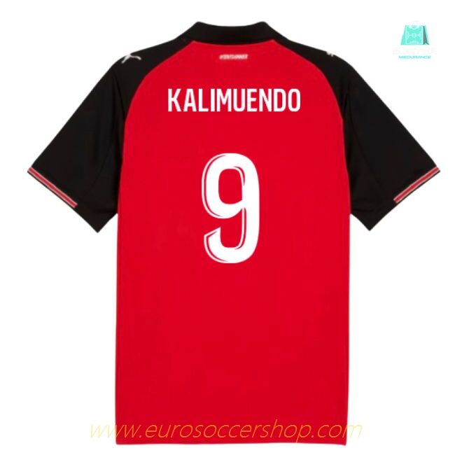 2025-2026 Stade Rennais Home Shirt (Kalimuendo 9)