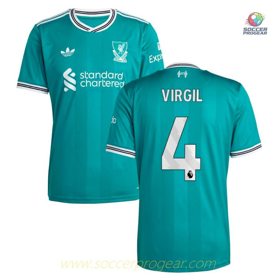 Liverpool Third Football Soccer Shirt 2025-26 Edition Virgil