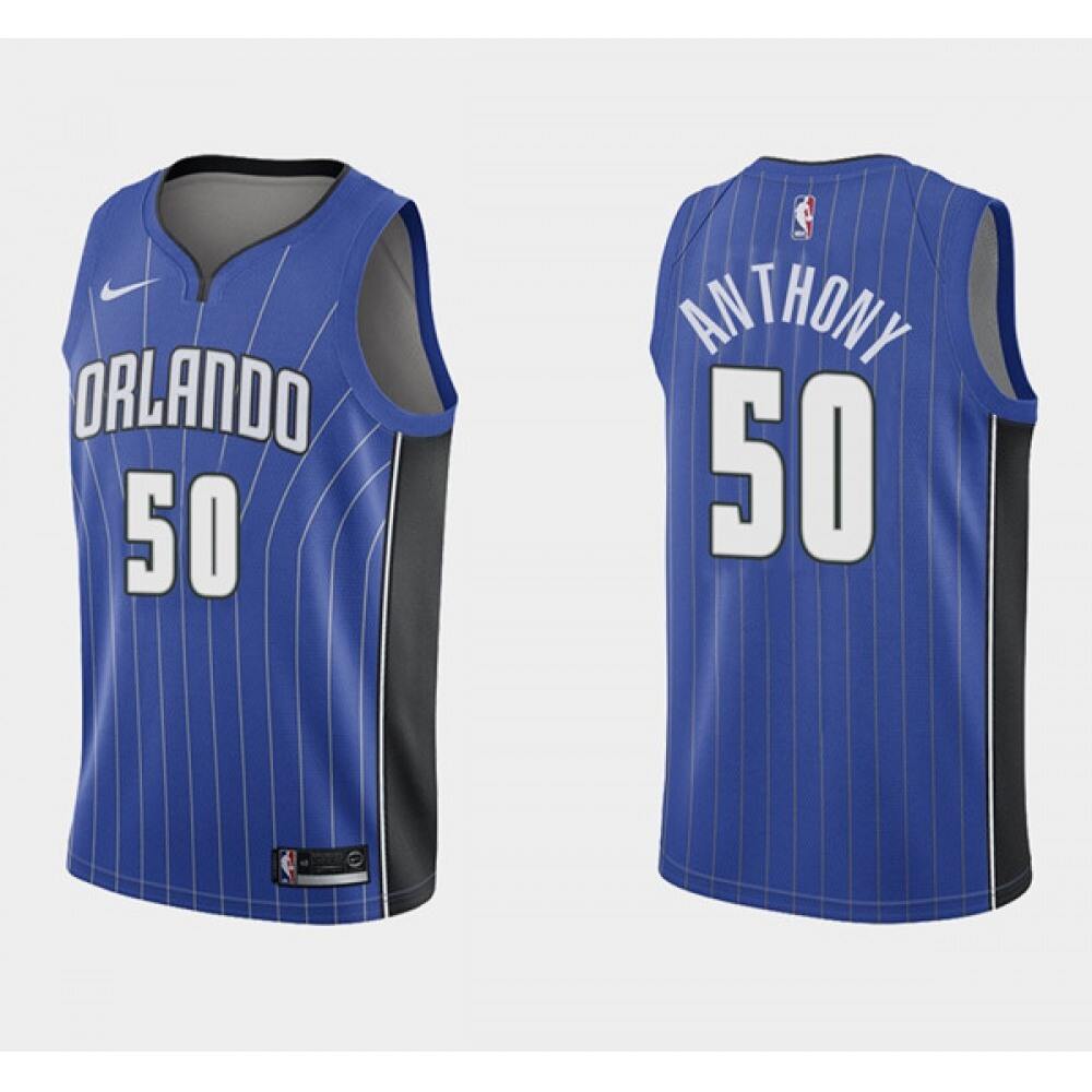 Fan Favorite Premium Men's ORL #50 Cole Blue Basketball Jersey