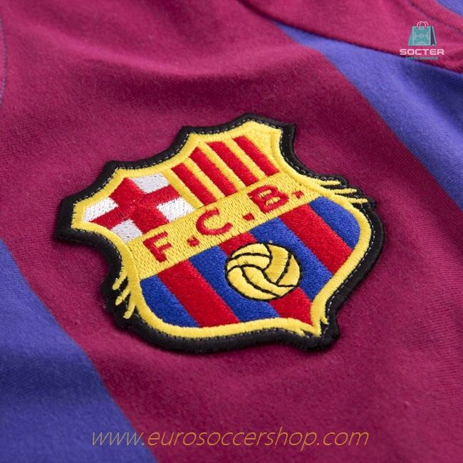 FC Barcelona 1976 - 77 Womens Retro Football Shirt