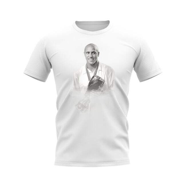 Roberto Carlos Real Madrid Legend T-Shirt (White)