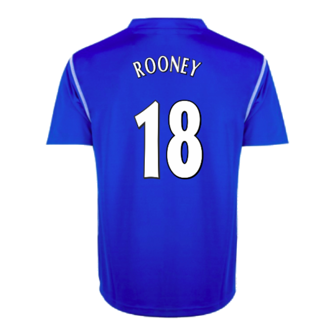 Match Quality Authentic Everton Retro Home Shirt Rooney #18 2025-2...