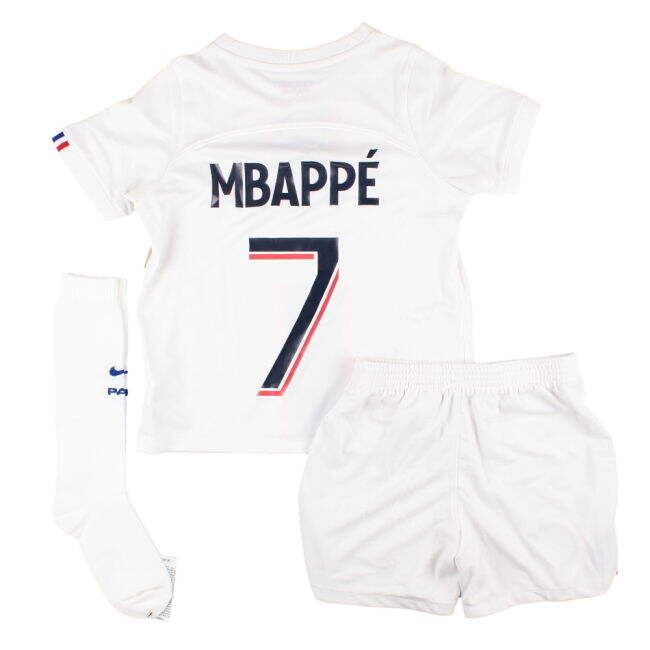 PSG 2022-23 Third Mini Kit (SB 4-5 y) Mbappe #7 (BNWT)