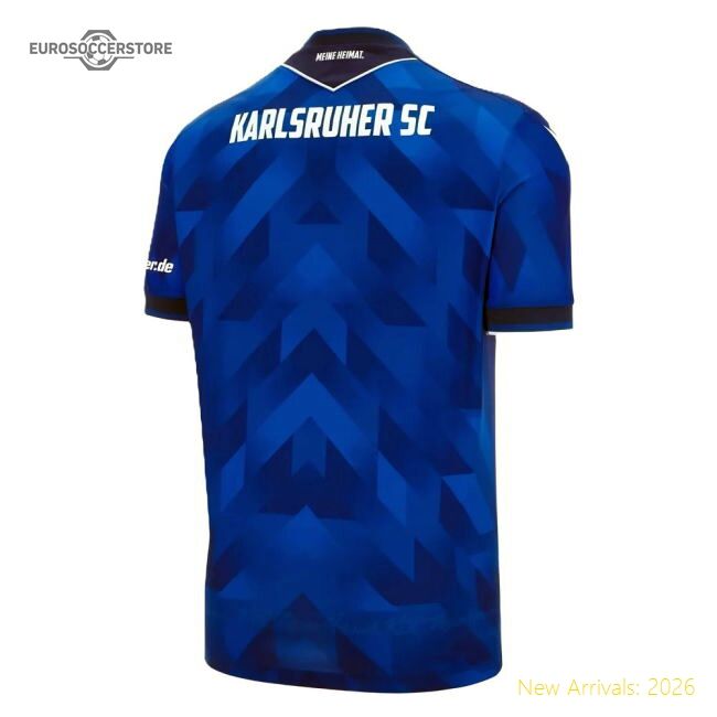 Top-grade 2025-2026 Karlsruher Sc Home Shirt - Premium Collection