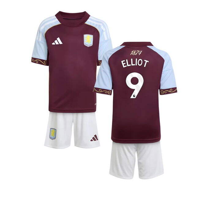 2025-2026 Aston Villa Home Mini Kit (Elliot 9)