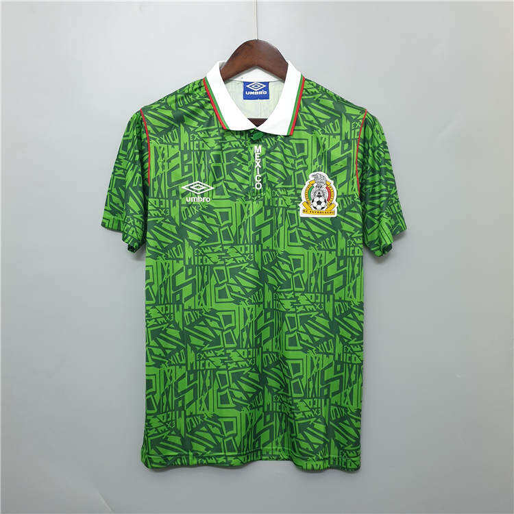 MEXICO RETRO SHIRT 1994 HOME SOCCER JERSEY FOOTBALL SHIRT - Official