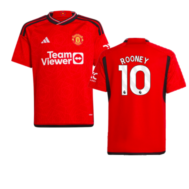 2023-20 Man Utd Home Jersey Rooney #10 Edition M S Kids