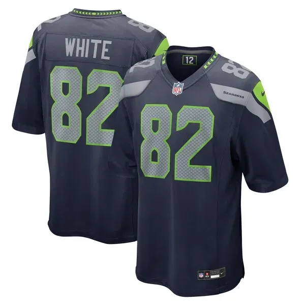 Seattle Seahawks Game NFL Jersey - Navy | Top-Grade Football Apparel