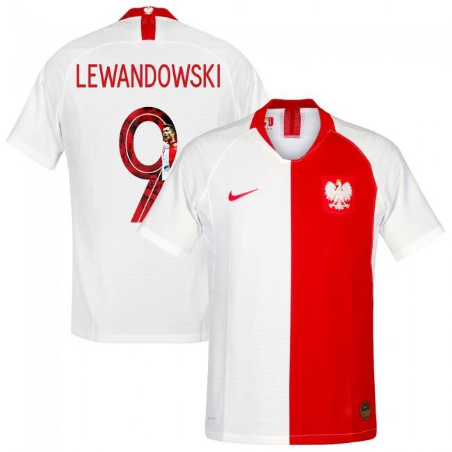 Elite Series Euro 2020 Poland Home Centenary Lewandowski 9 Soccer