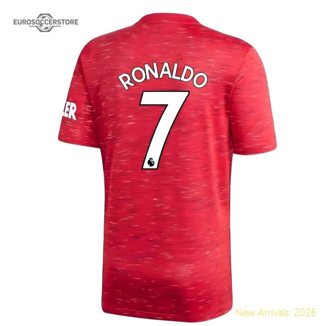 Authentic 2020-2021 Man Utd Adidas Home Football Shirt (ronaldo 7)