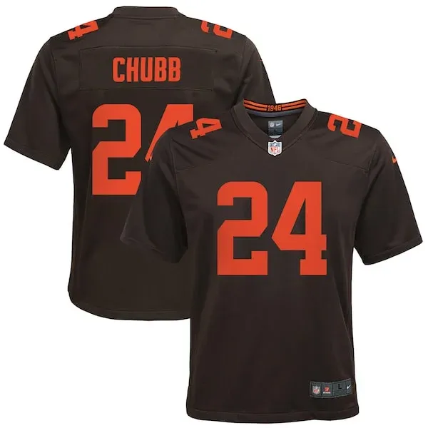 None Nick Chubb Game Jersey - Brown | NFL Player Jersey | NFL Football