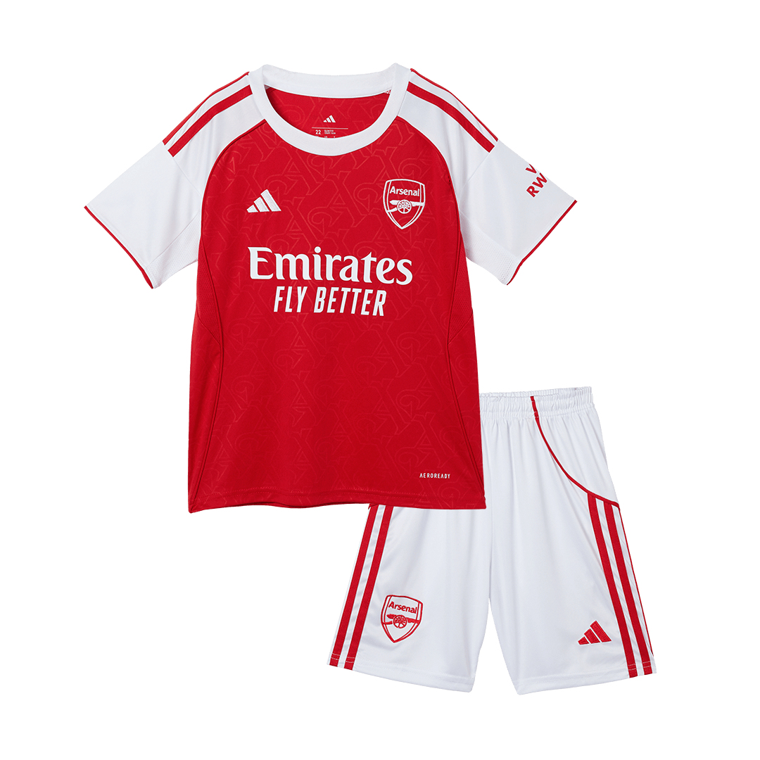 Arsenal Home Kids Soccer Jerseys Kit 2025/26