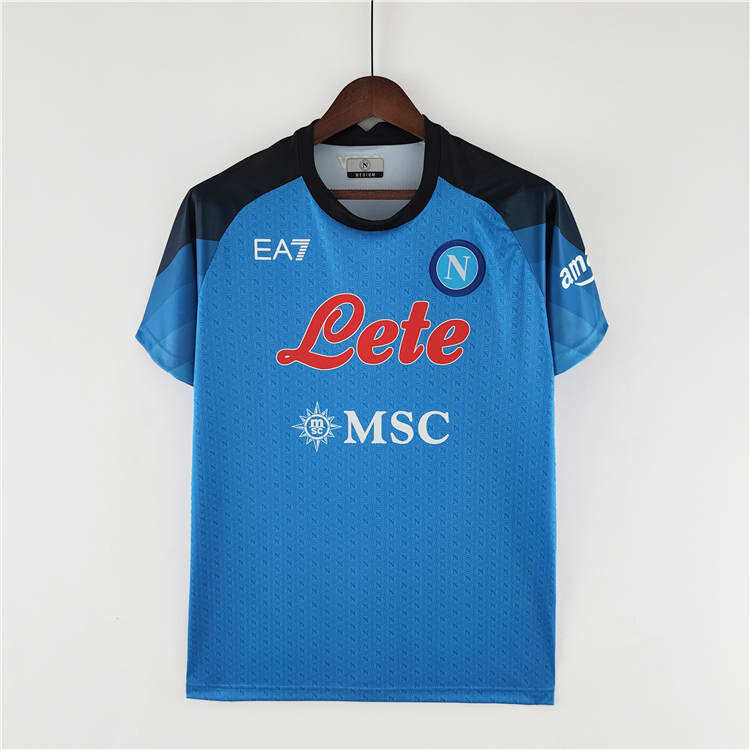 Napoli 2223 Soccer Shirt Home Blue Football Shirt - Official Replica