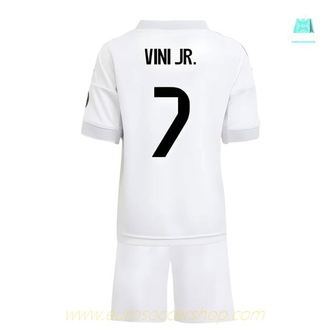 2025-2026 Real Madrid Home Mini Kit (Vini Jr. 7)