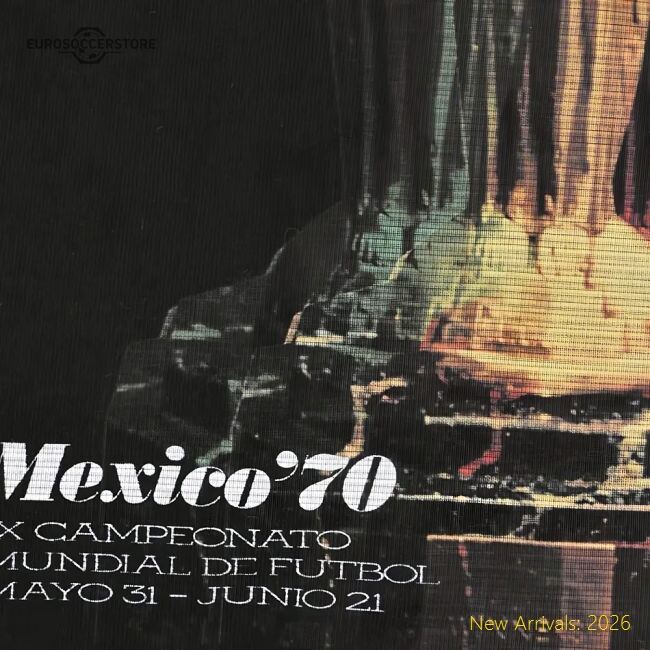 Pennarello World Cup - Mexico National Team 1970 T-shirt - Black