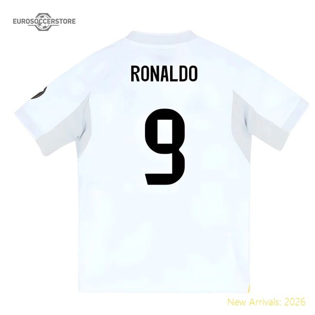 2025-2026 Real Madrid Home Youth Kit (ronaldo 9) - Fan Design
