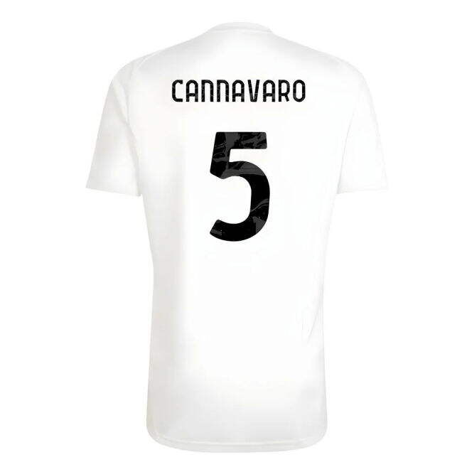 2025-2026 Juventus Training Shirt (White) (Cannavaro 5)
