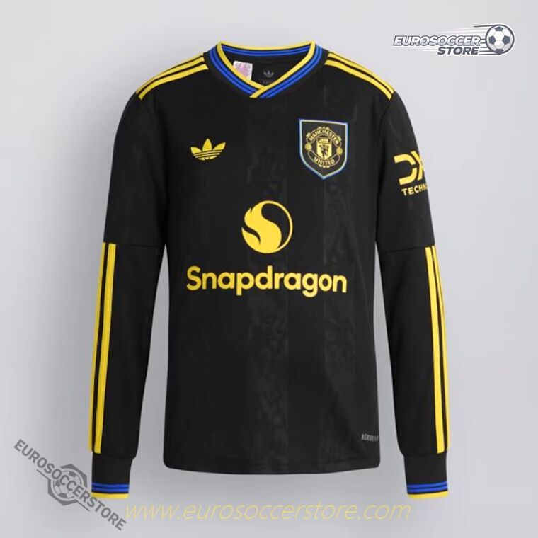 Manchester United Third Long Sleeve Football Jersey for the 25-26 Season