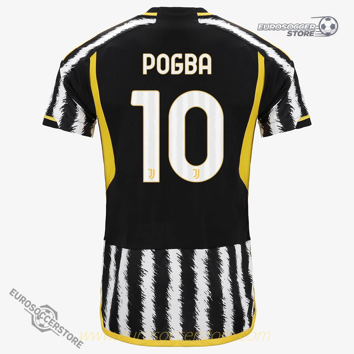 Juventus' POGBA 10 Home Jersey for the 23-24 Season