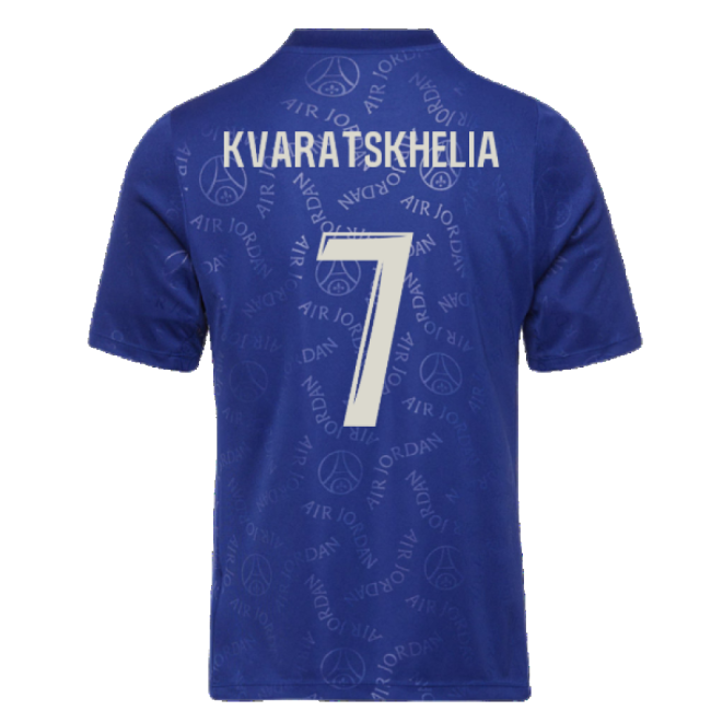 Loyal Psg Psg Academy Pro Fourth Pre Match Top Blue Kvaratskhelia ...