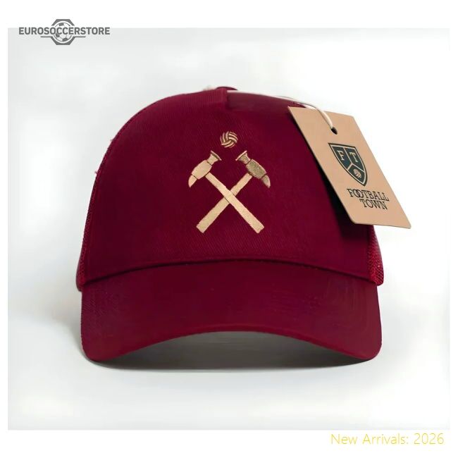 The Ironworks Trucker Cap (claret) - Collectors Item - Authentic Design