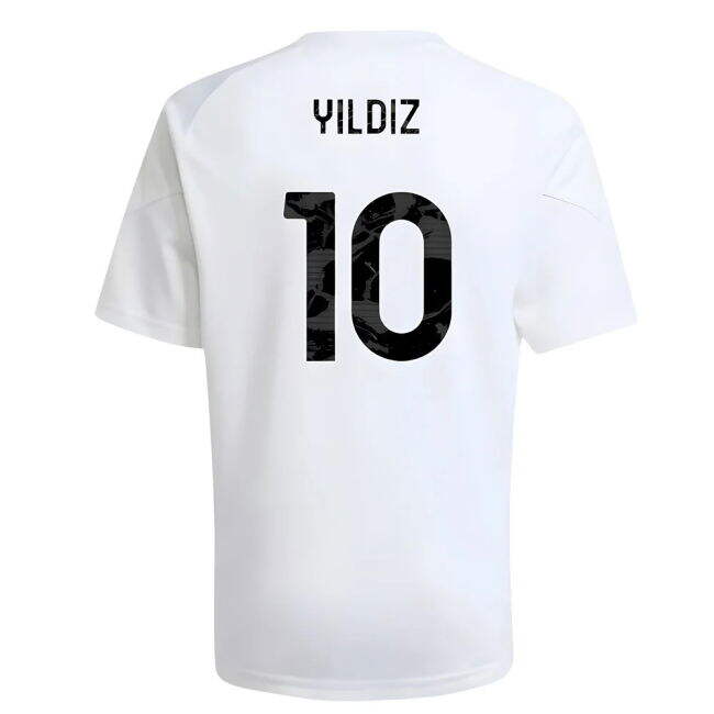 2025-2026 Juventus Training Shirt (White) - Kids (Yildiz 10)